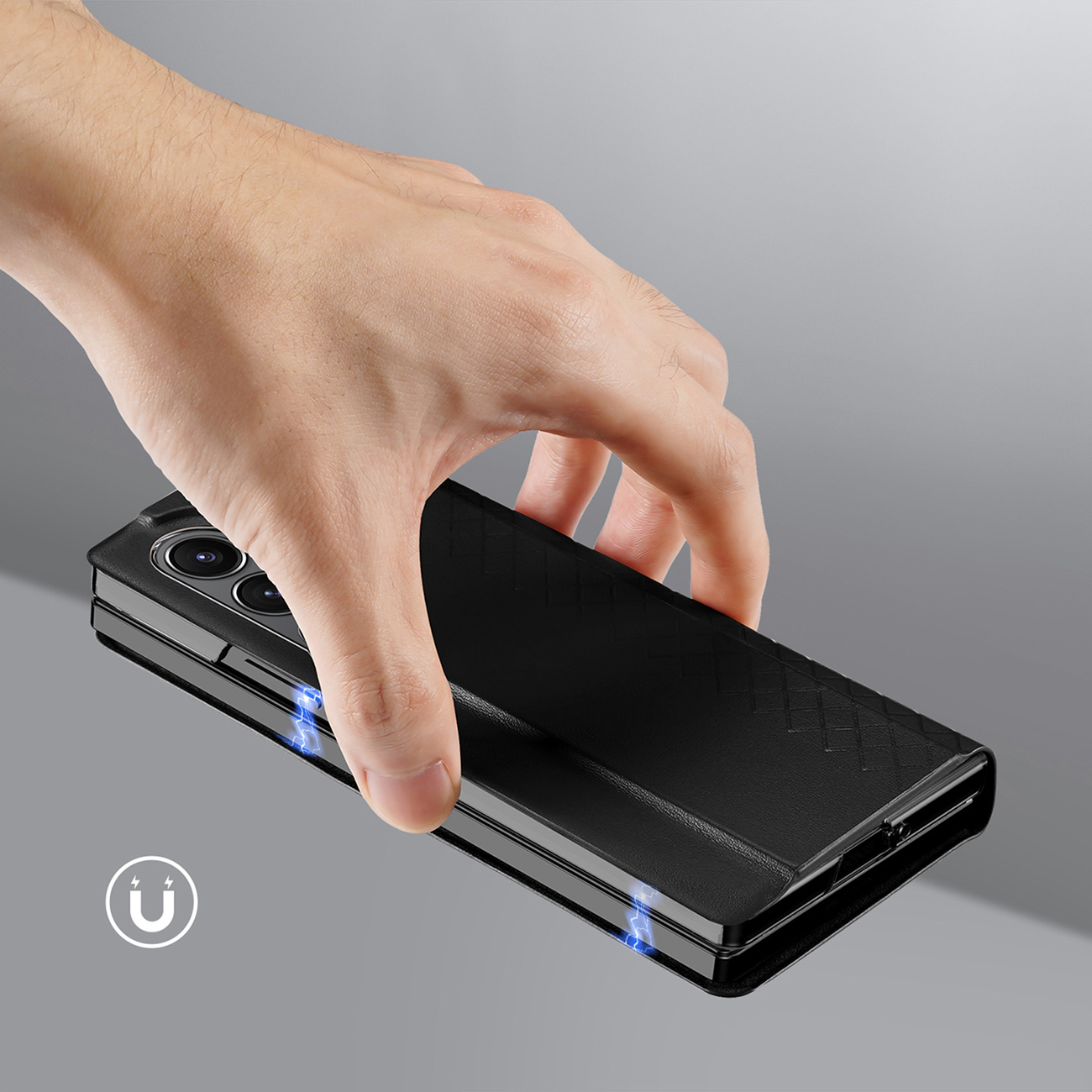 Magnetický klip v koženom puzdre Dux Ducis Brill